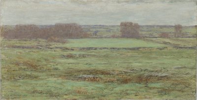 Weideland: Früher Frühling, 1896 von Dwight William Tryon